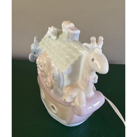 Vintage 1992 Precious Moments Ceramic Noah's Ark, The Enesco Collection - Picture 5 of 7